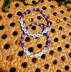 Speak now (taylors version) bracelet set 💜✨️